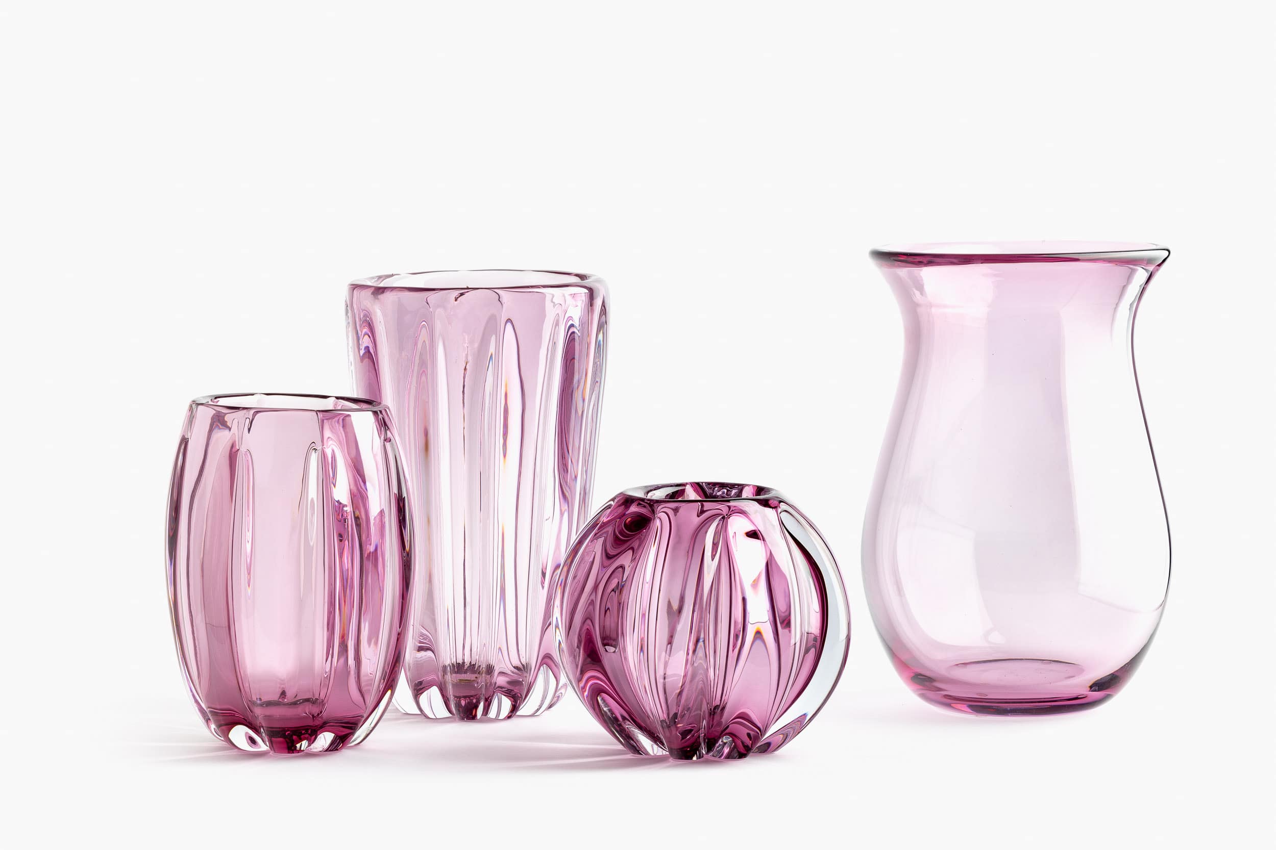 YALI FIORI LANTERN VASE RUBINO