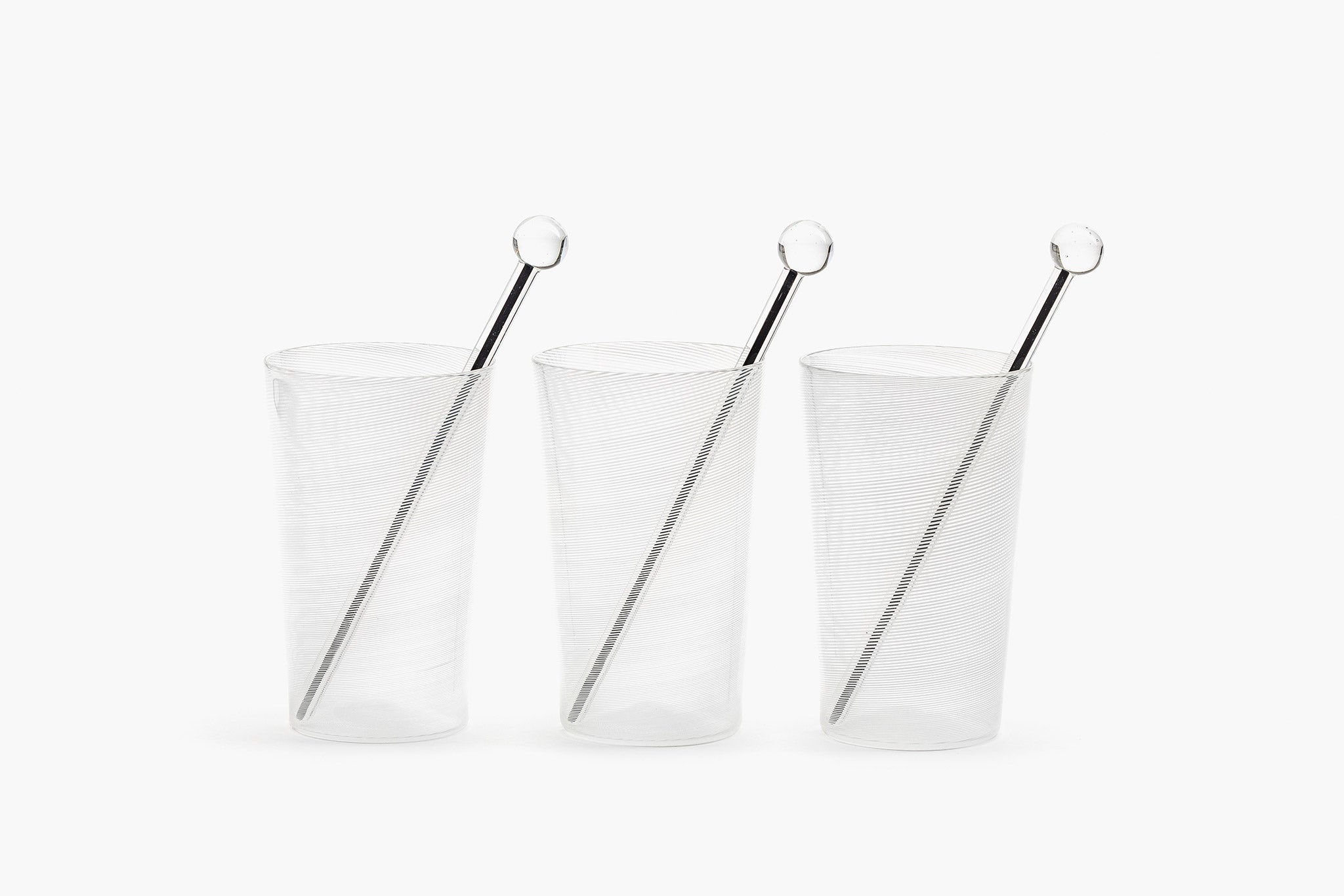 YALI MANHATTAN COCKTAIL STIRRERS BLACK