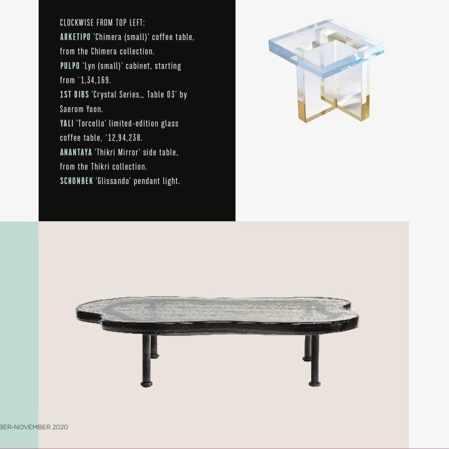 ARCHITECTURAL DIGEST INDIA, NOVEMBER 2020