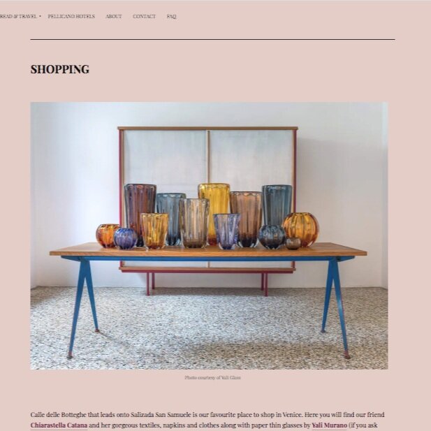 BELLINI TRAVEL'S GUIDE TO VENEZIA, ISSIMO, SEPT. 2020