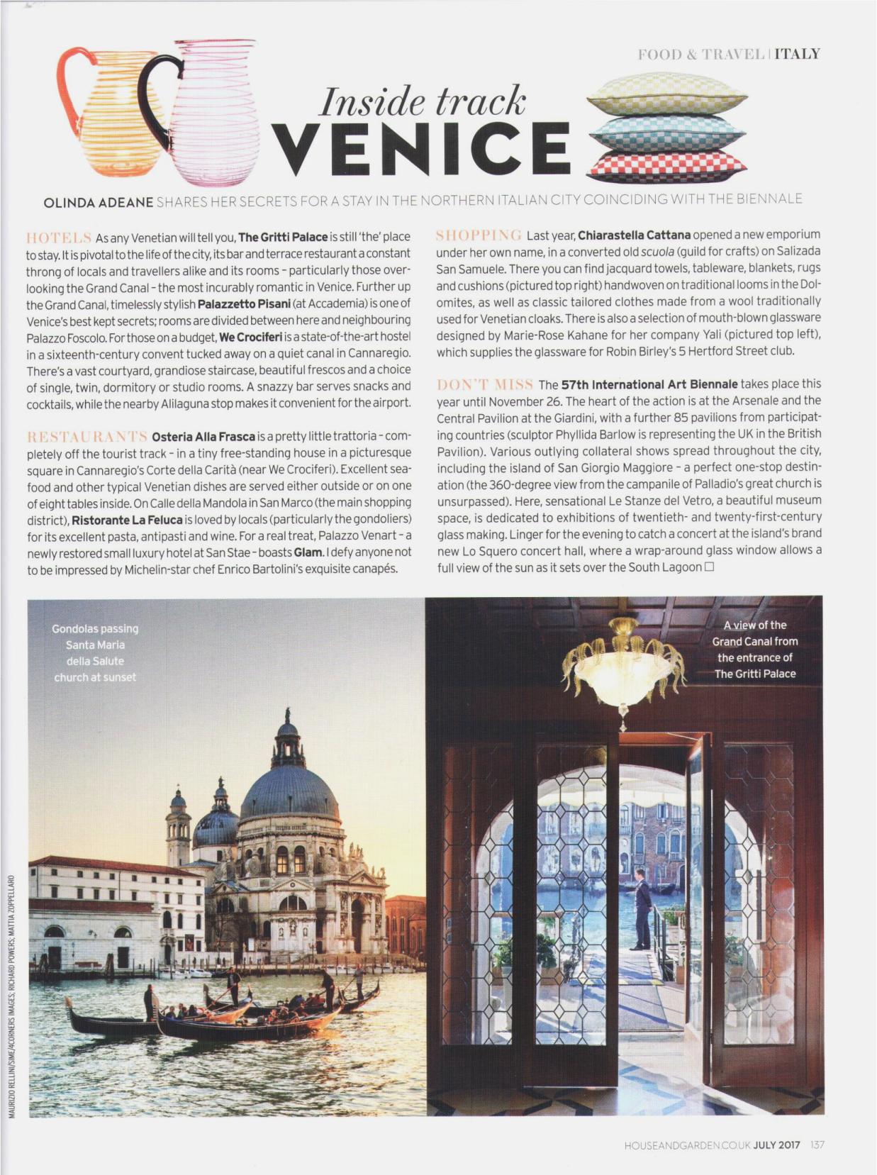 HOUSE AND GARDEN, JULY 2017