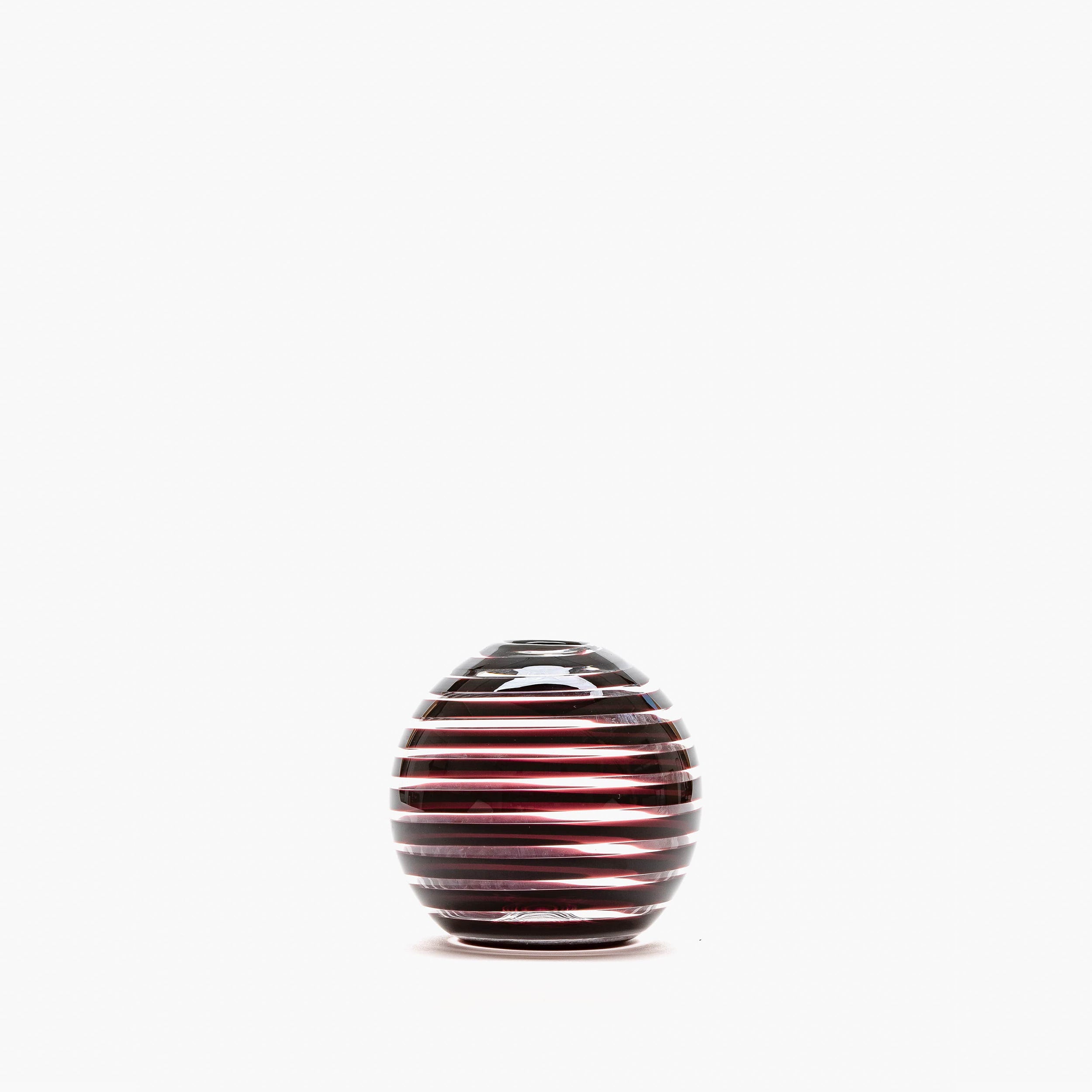 YALI A NASTRO BOLLA VASE BLACK