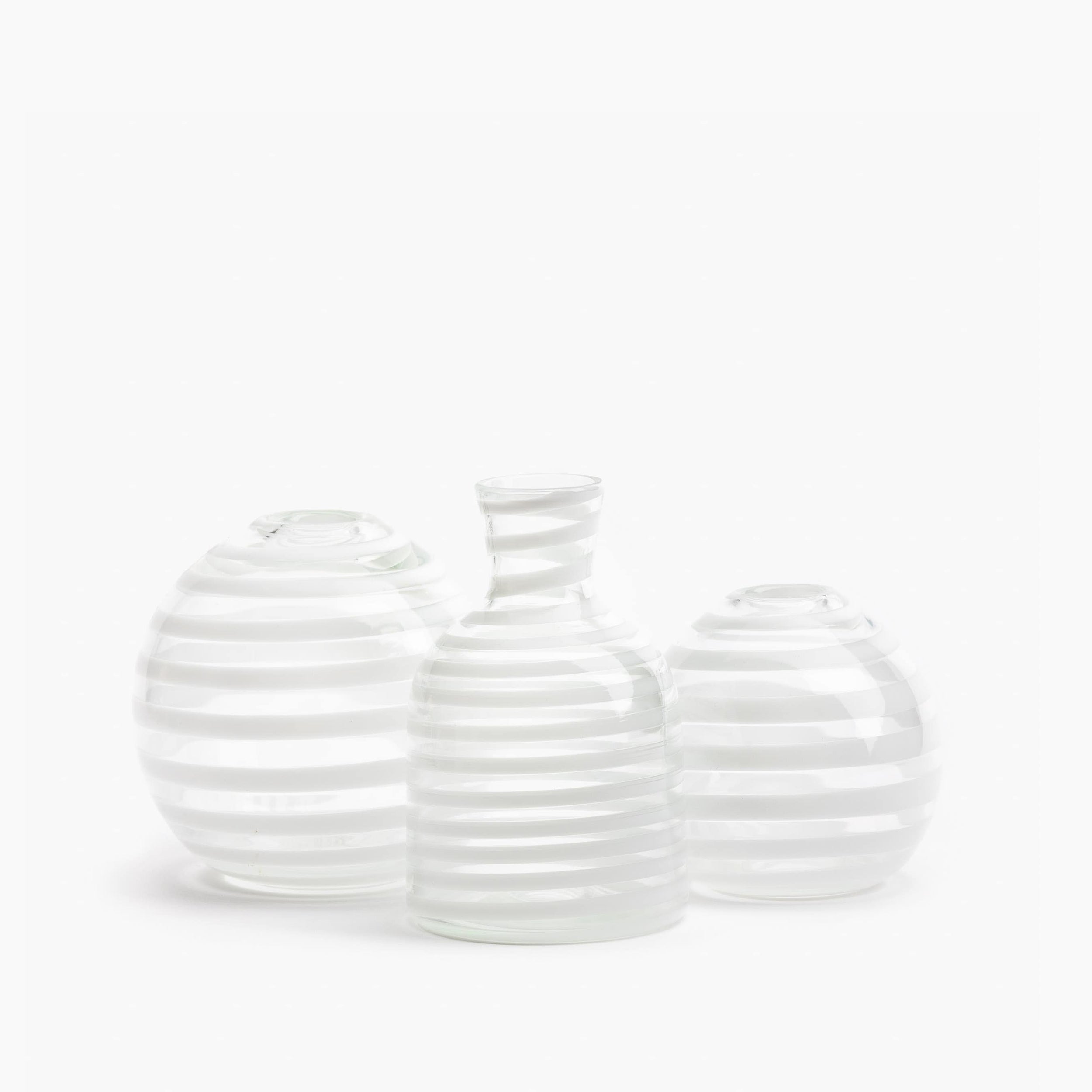 YALI A NASTRO BOTTIGLIA VASE WHITE