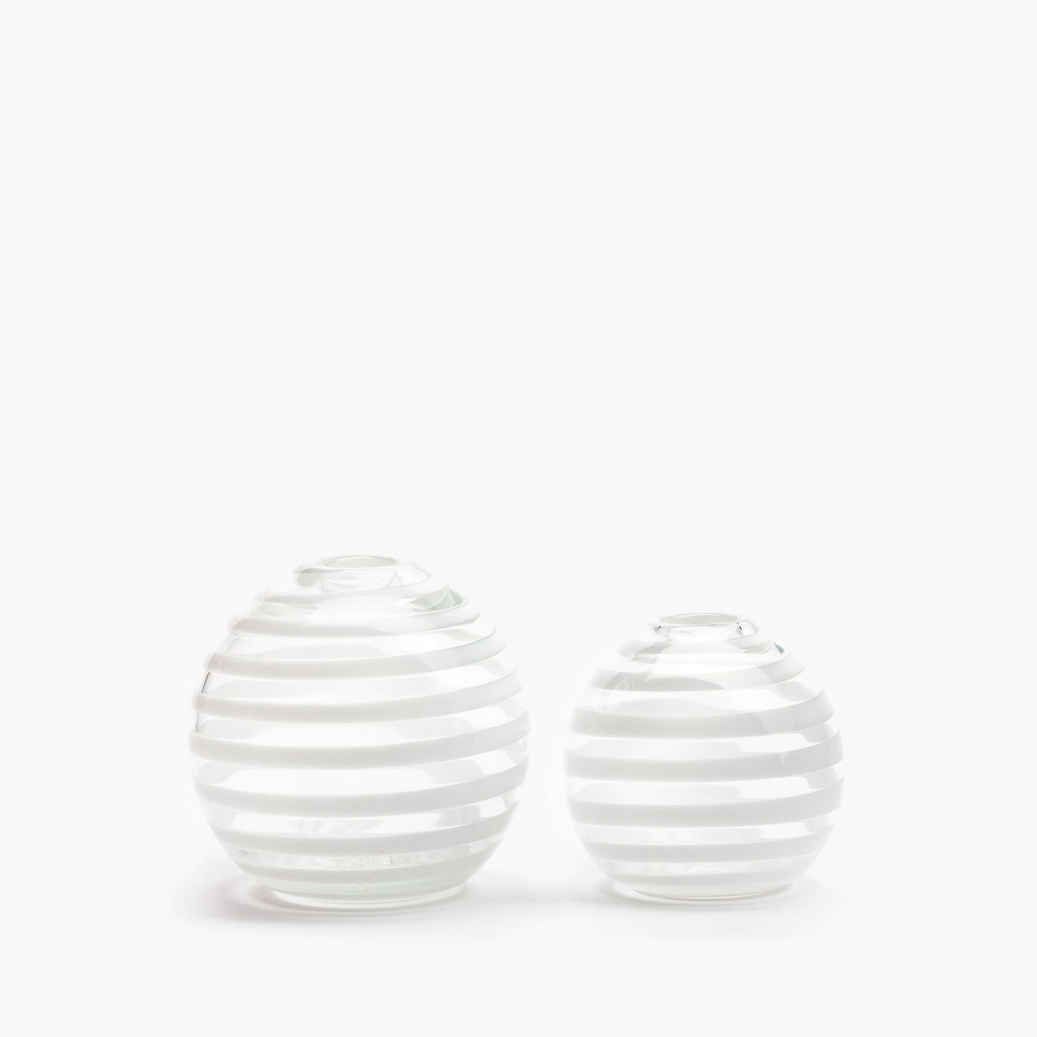 YALI A NASTRO BOLLA VASE WHITE