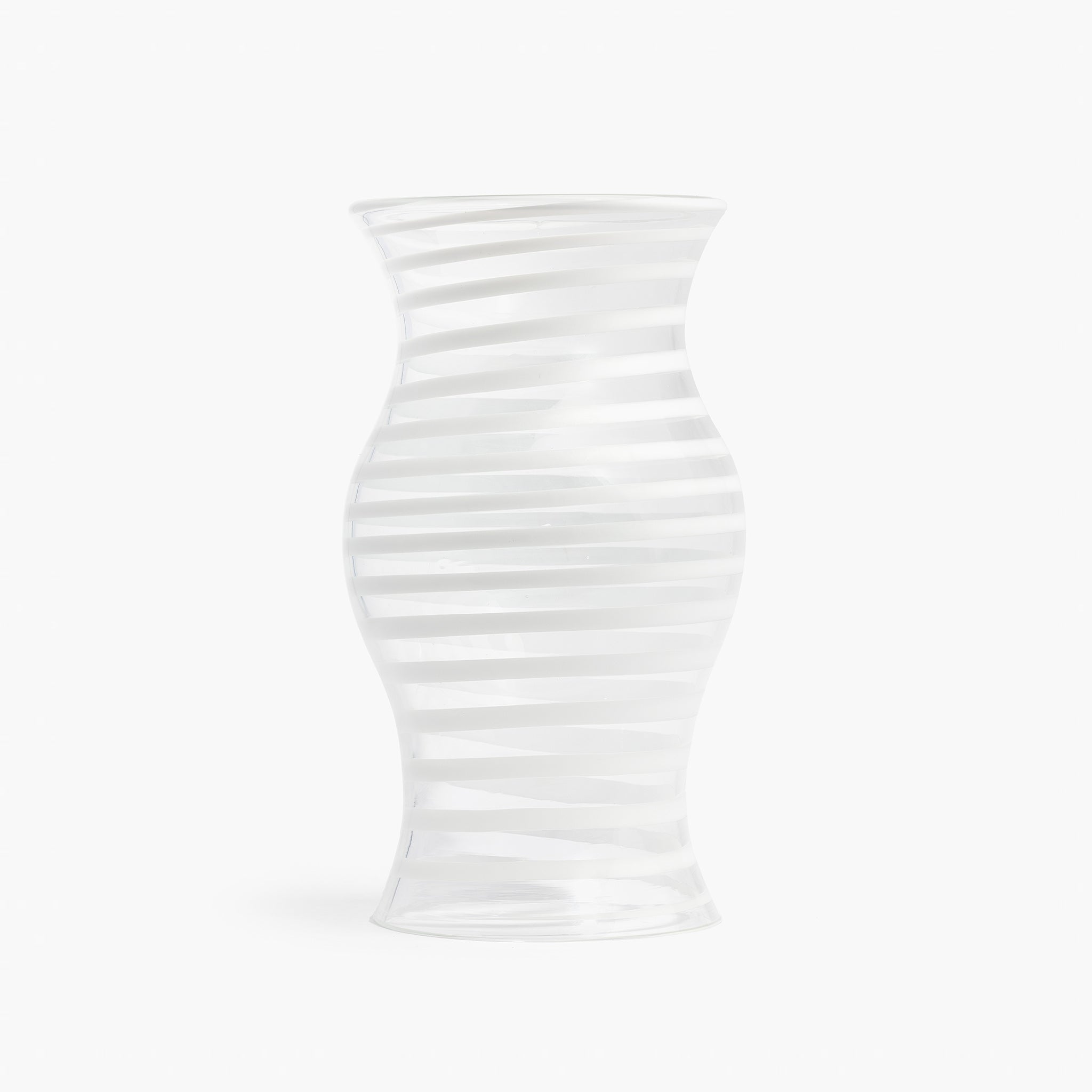 YALI A NASTRO CANDLE HOLDER WHITE