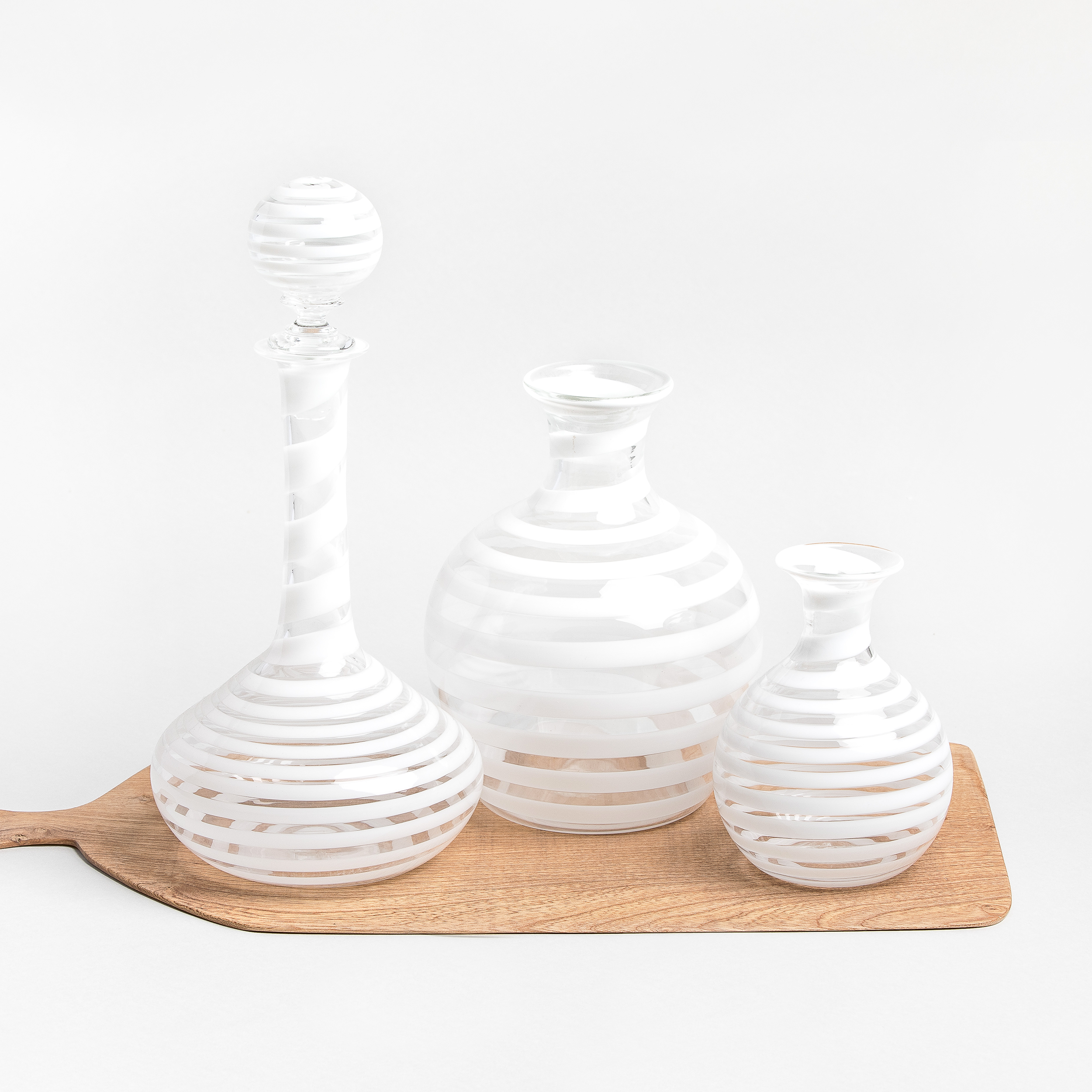 YALI A NASTRO DECANTER WHITE