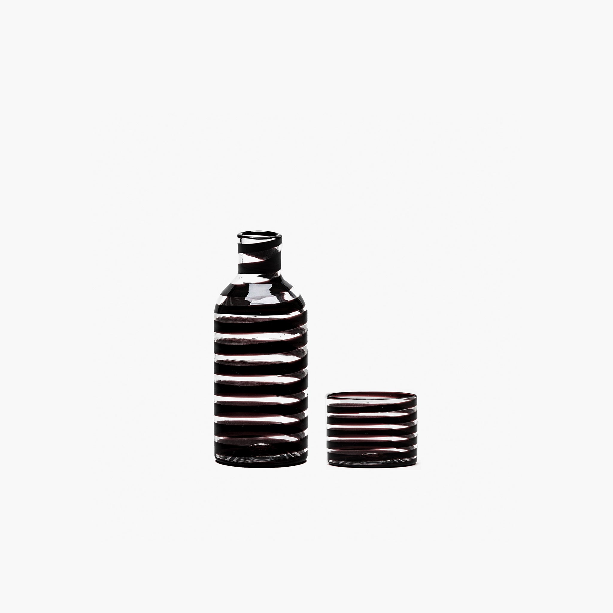 YALI A NASTRO DUO CARAFE SET BLACK