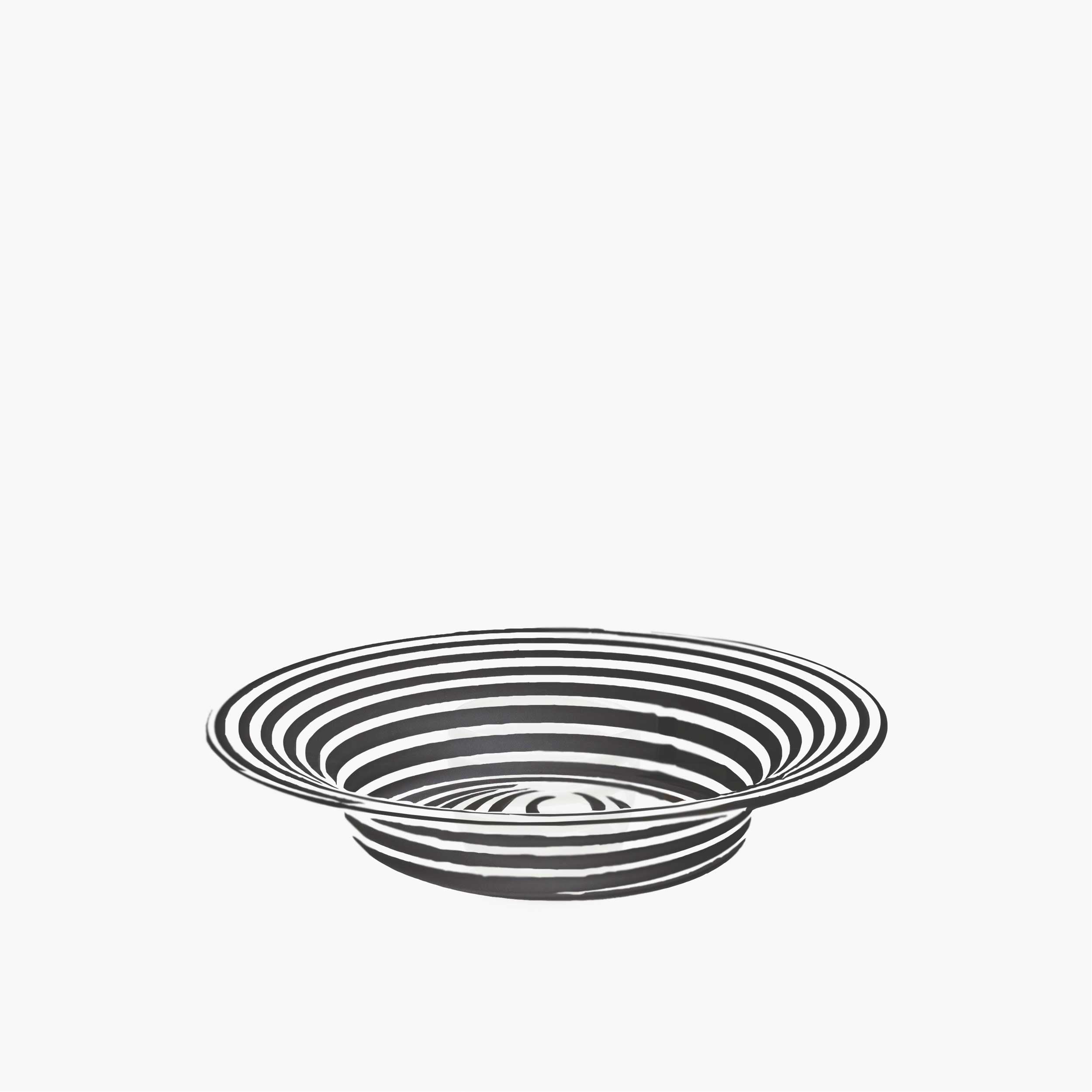 YALI A NASTRO PASTA PLATE BLACK