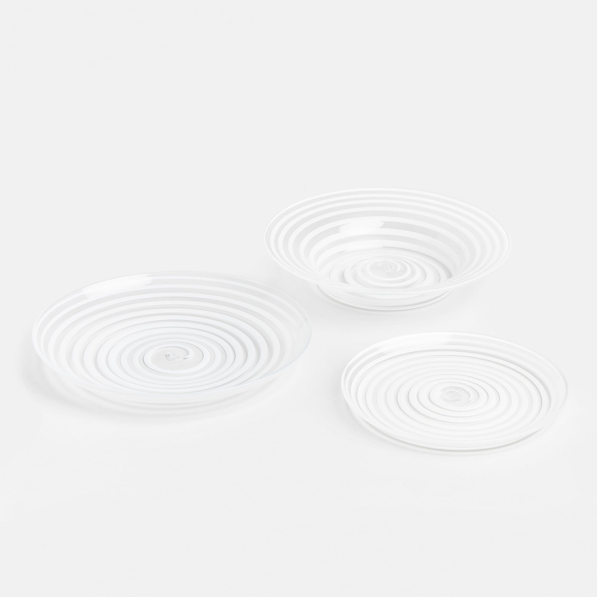 YALI A NASTRO SIDE PLATE WHITE