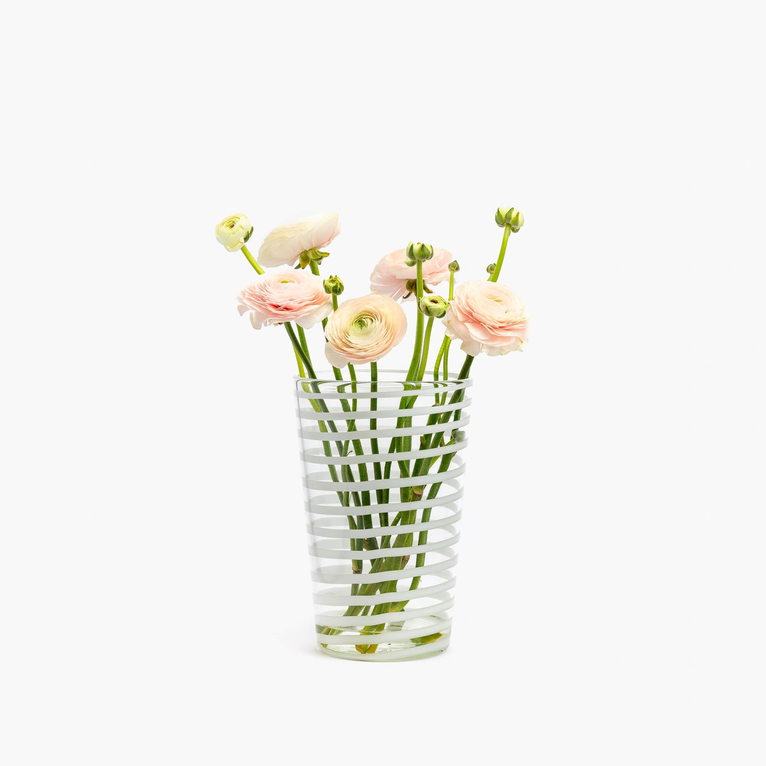 YALI A NASTRO VASE WHITE