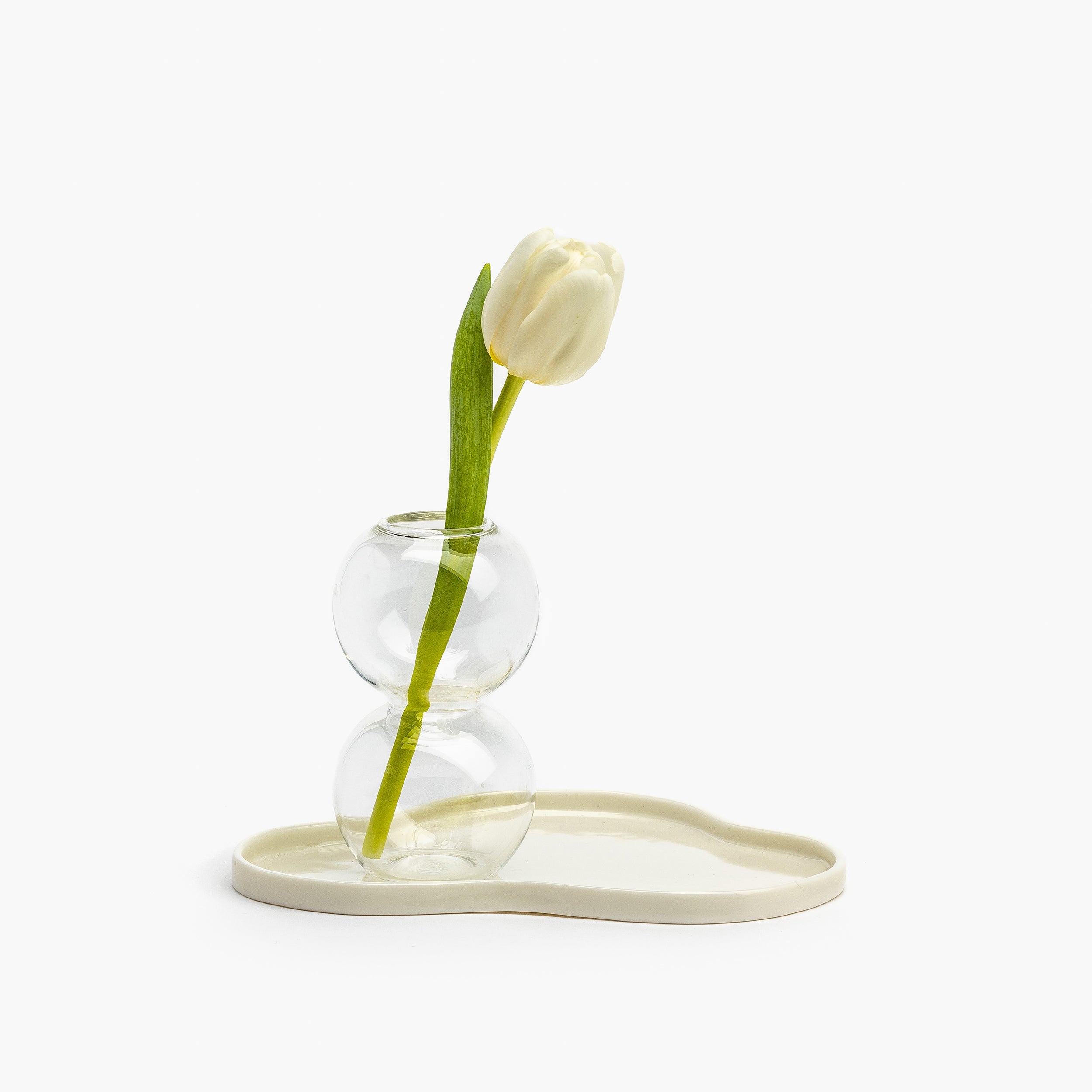 YALI BUBBLE VASE CLEAR SMALL