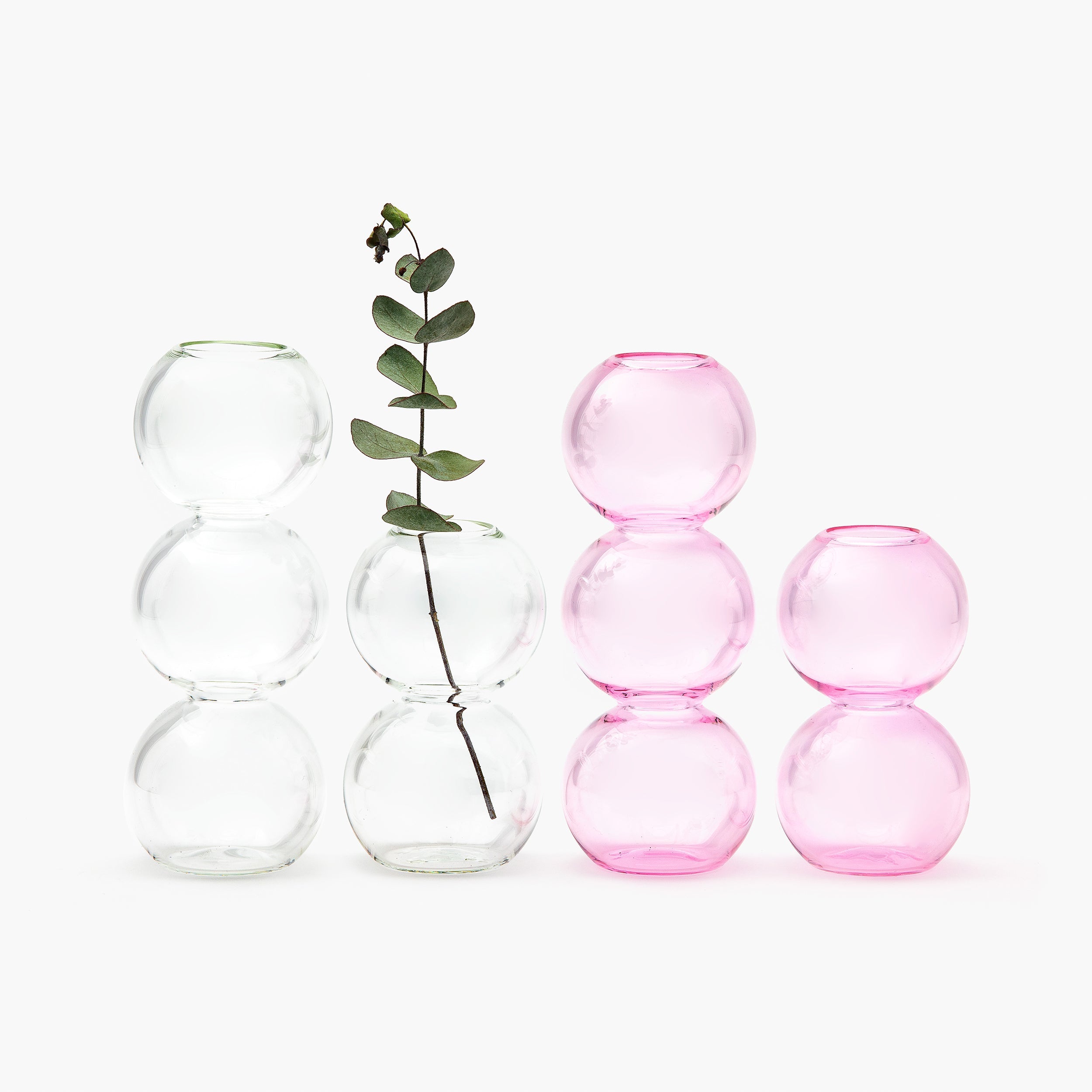 YALI BUBBLE VASE CLEAR SMALL