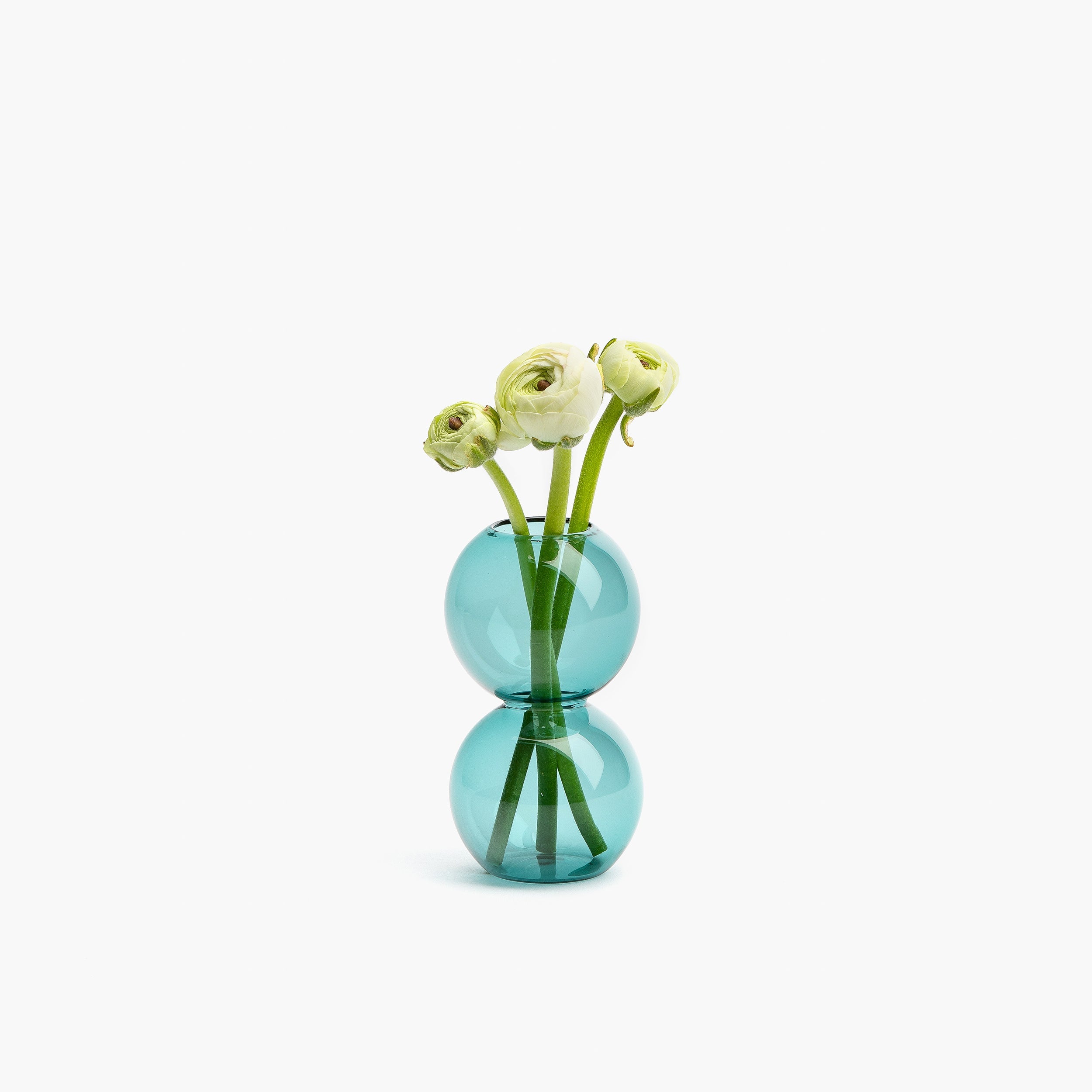 YALI BUBBLE VASE TEAL SMALL