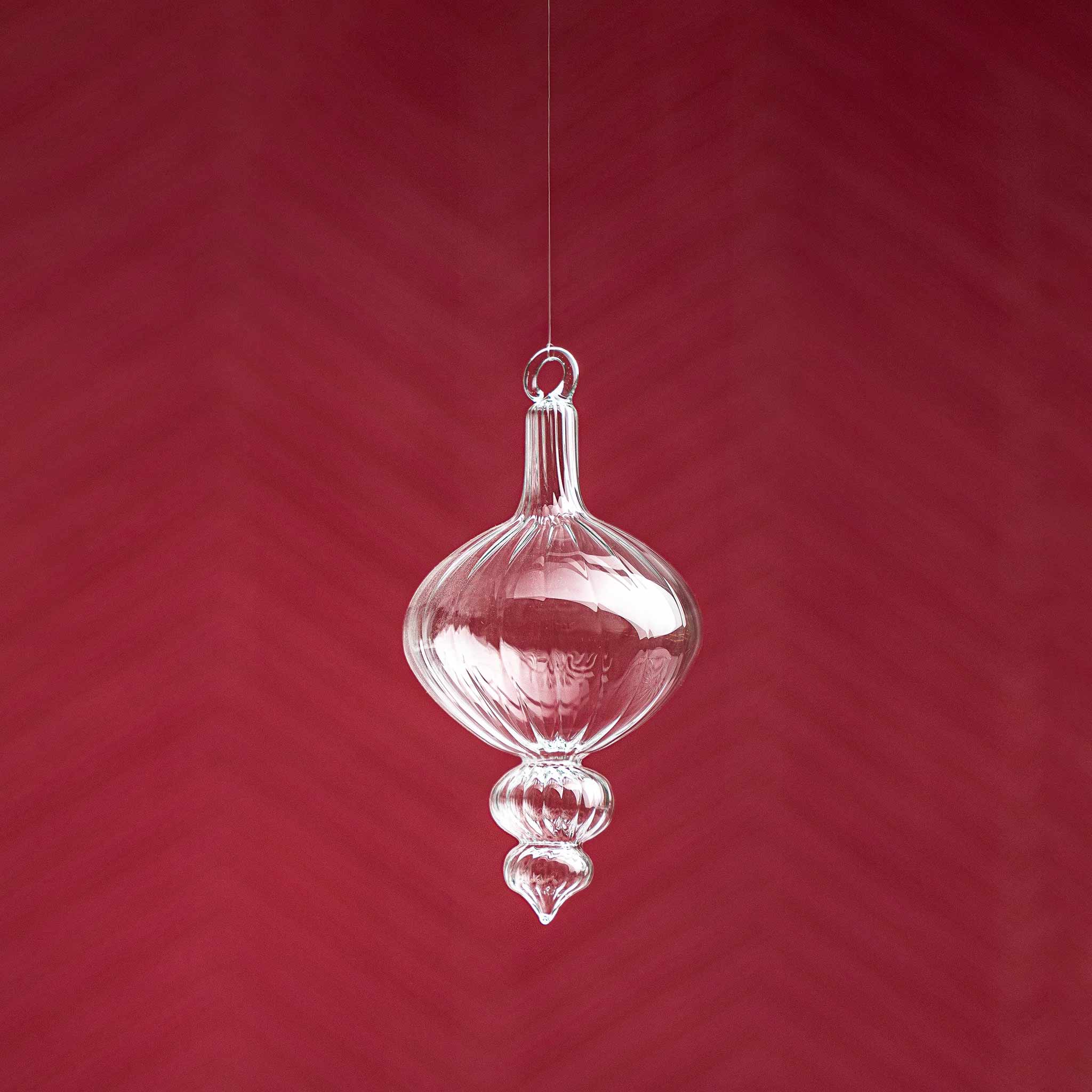 YALI CIPOLLA BAUBLE CLEAR RIBBED 1