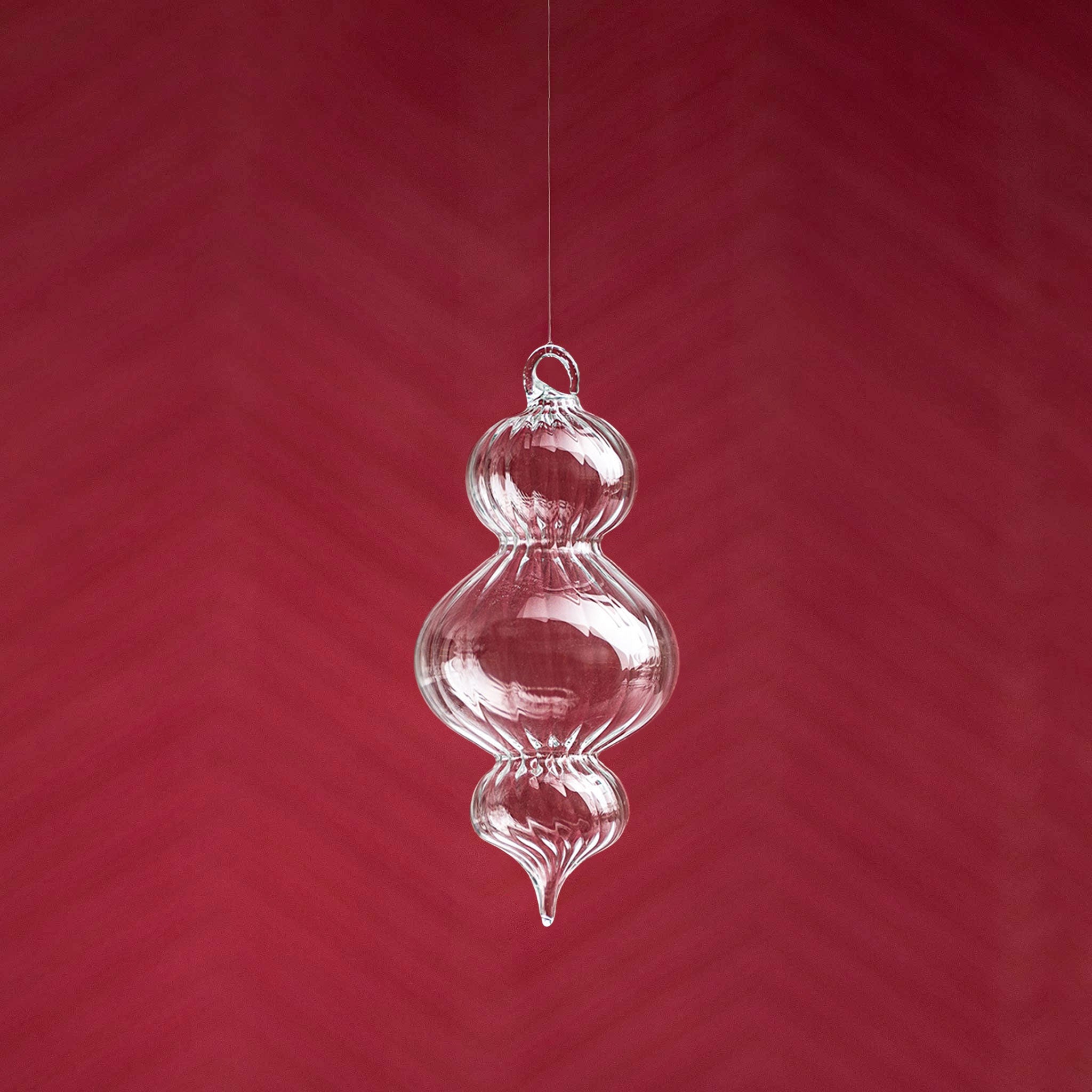 YALI CIPOLLA BAUBLE CLEAR RIBBED 2