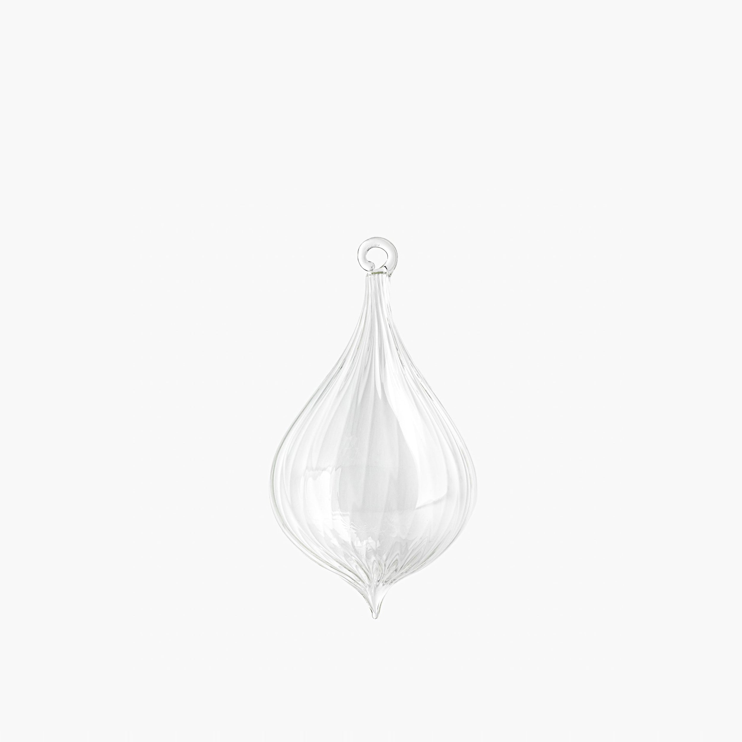 YALI CIPOLLA BAUBLE CLEAR RIBBED 4