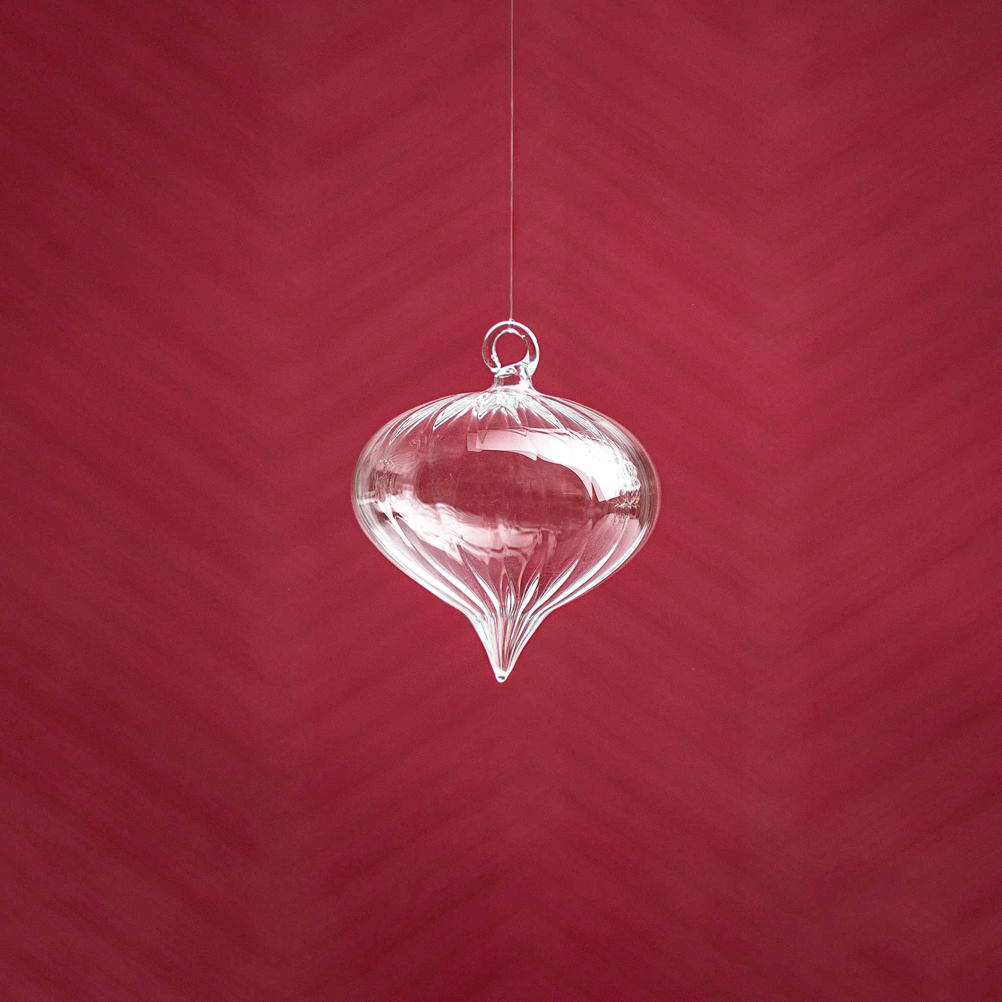 YALI CIPOLLA BAUBLE CLEAR RIBBED 5