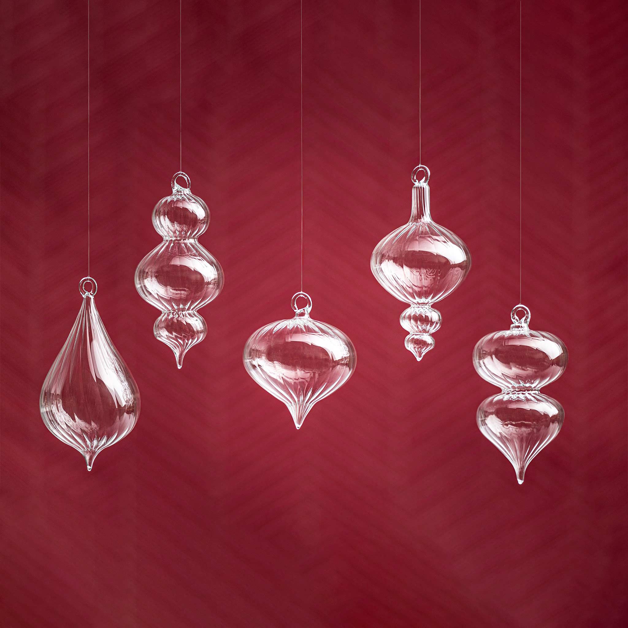 YALI CIPOLLA BAUBLE CLEAR RIBBED 1