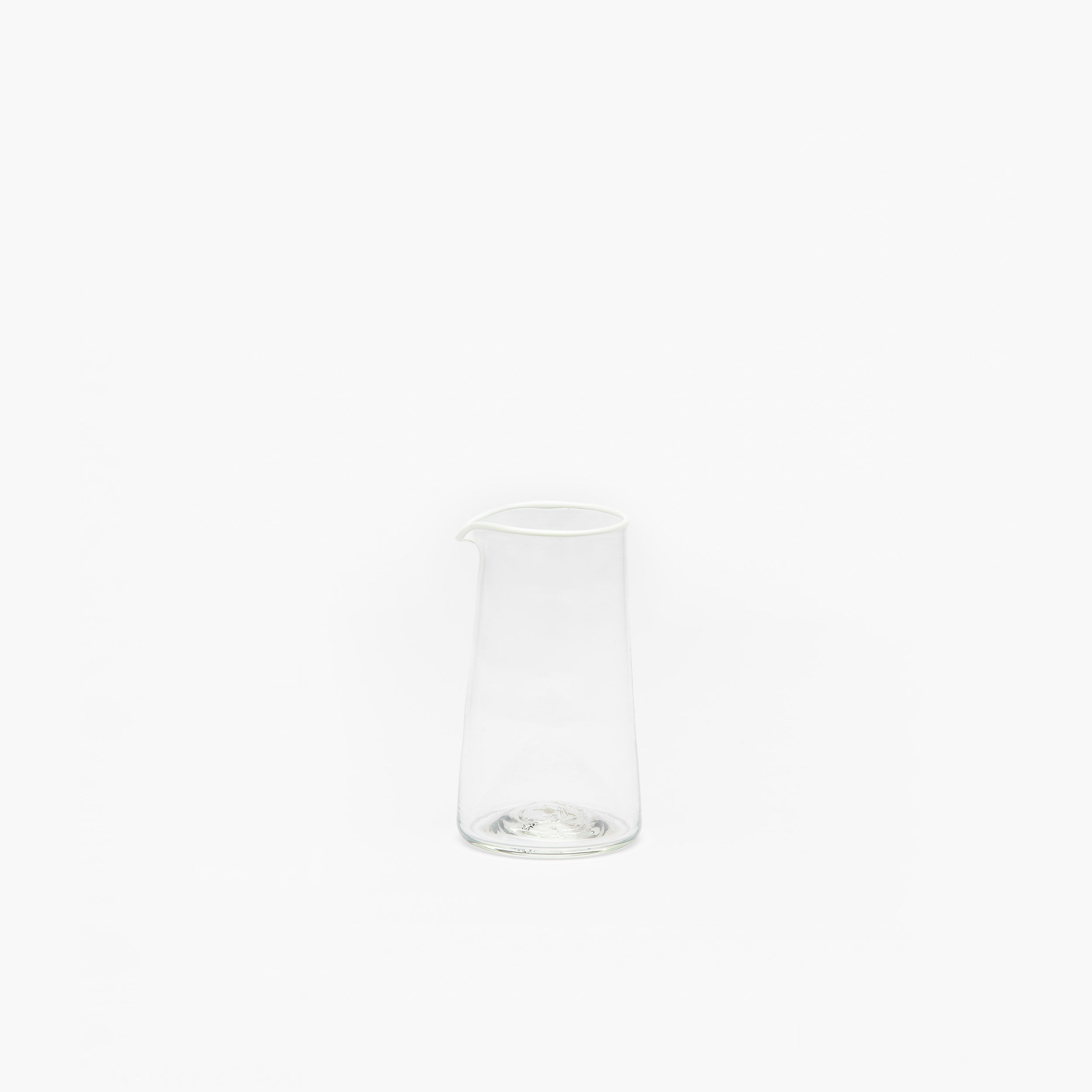 YALI CRISTALLO A BORDO MILK JUG WHITE