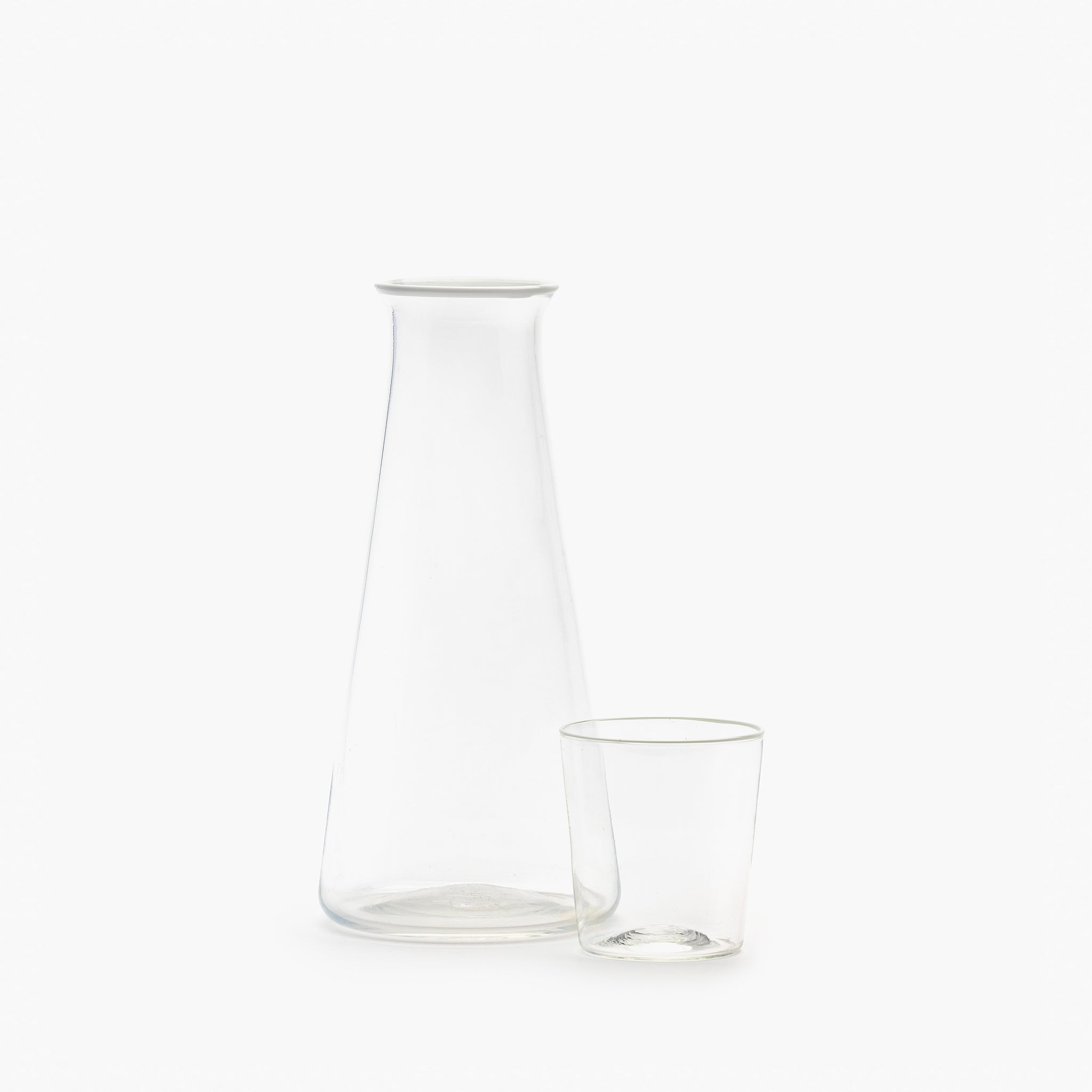 YALI CRISTALLO A BORDO SHE CARAFE WHITE