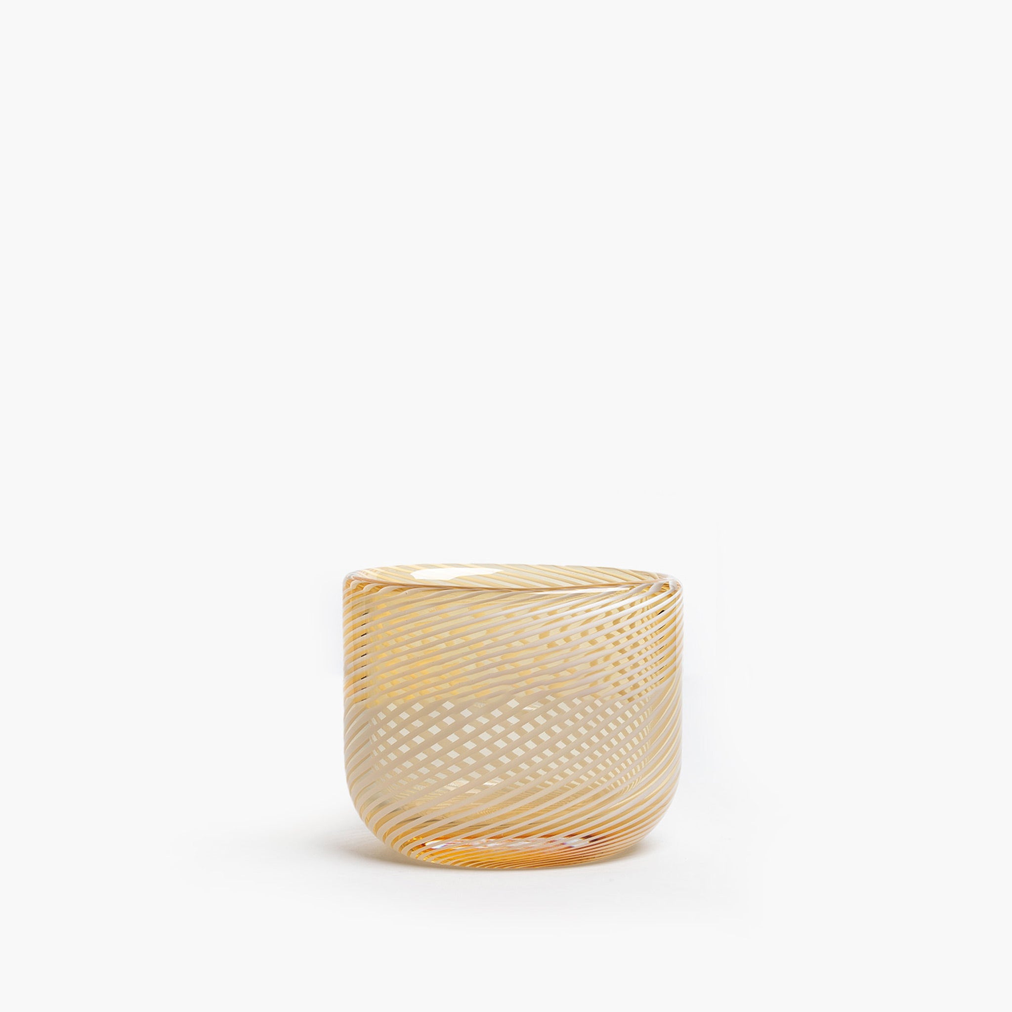 YALI FILIGRANA OVAL VASE AMBER LOW