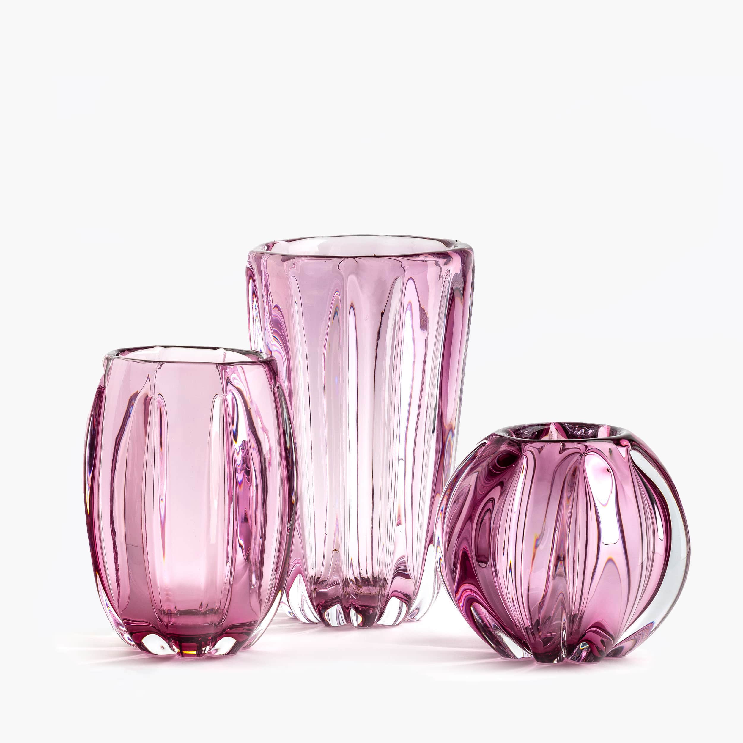 YALI FIORI BOLLA VASE RUBINO LARGE