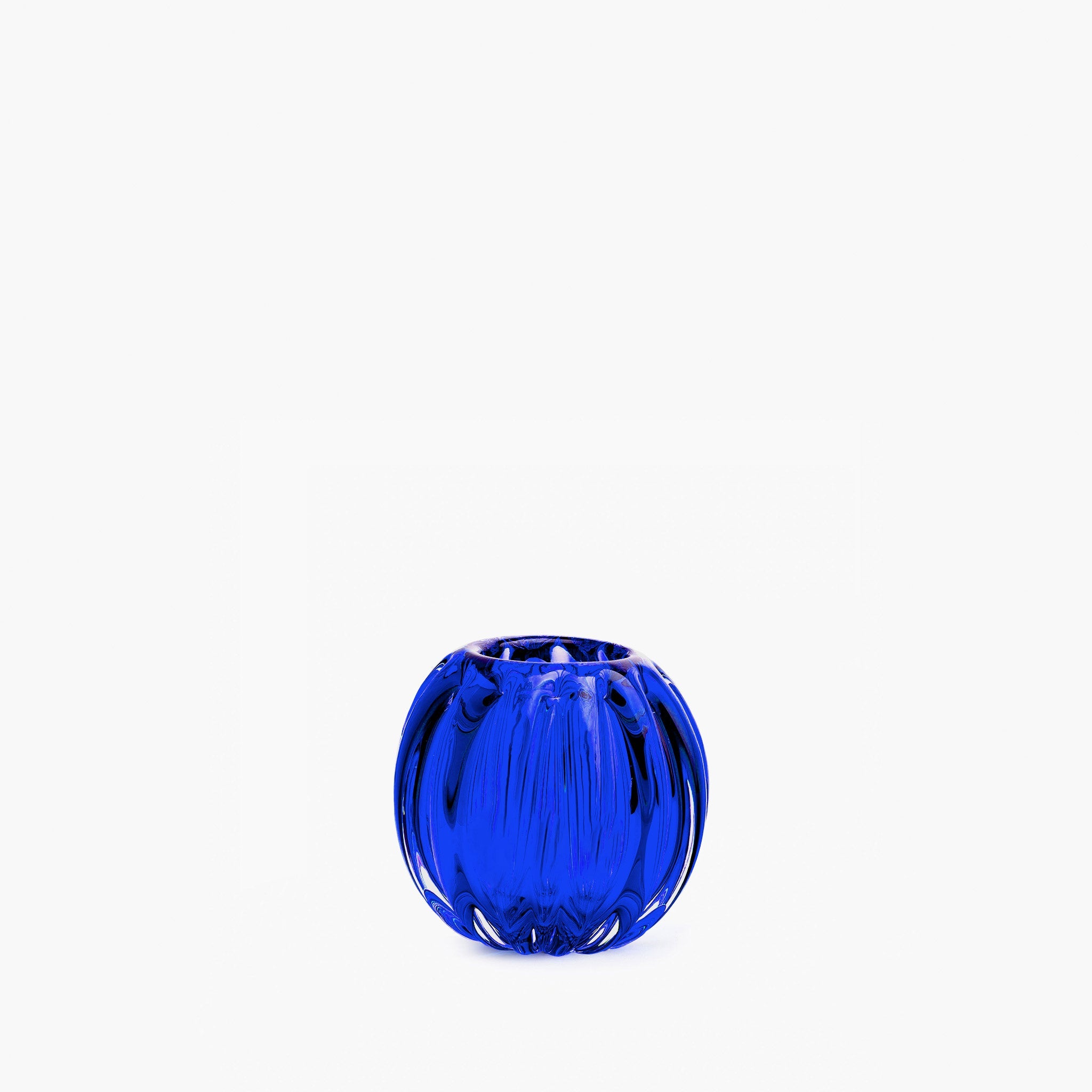 YALI FIORI BOLLA VASE BLUE SMALL