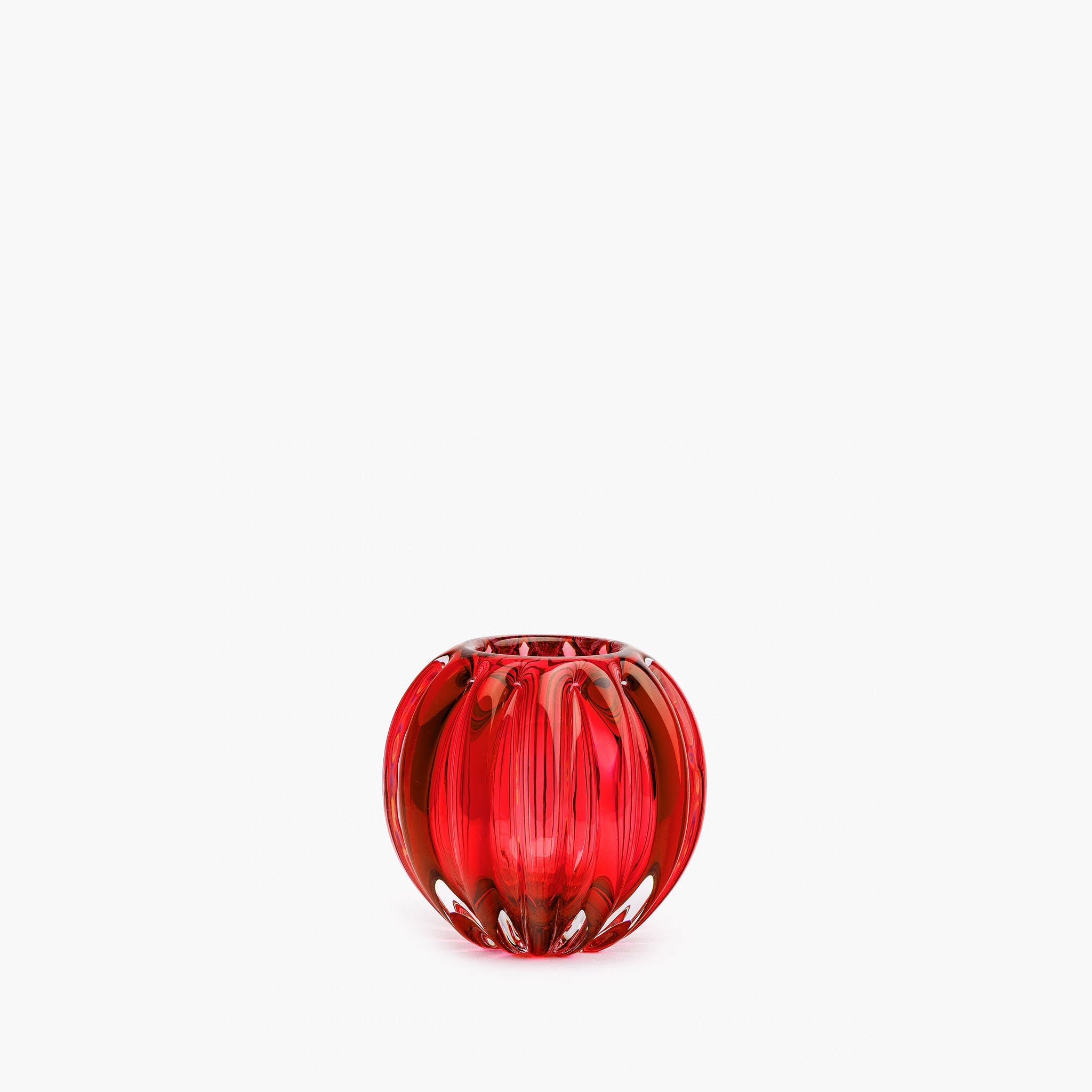 YALI FIORI BOLLA VASE RED SMALL