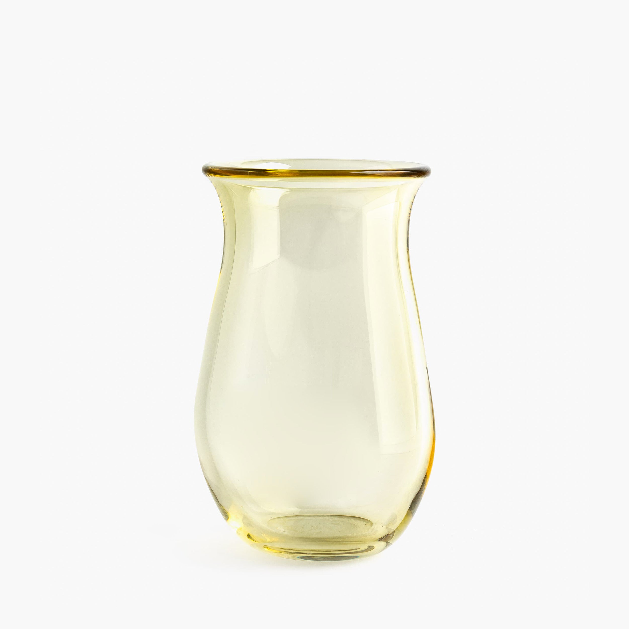 YALI FIORI LANTERN VASE LIGHT AMBER