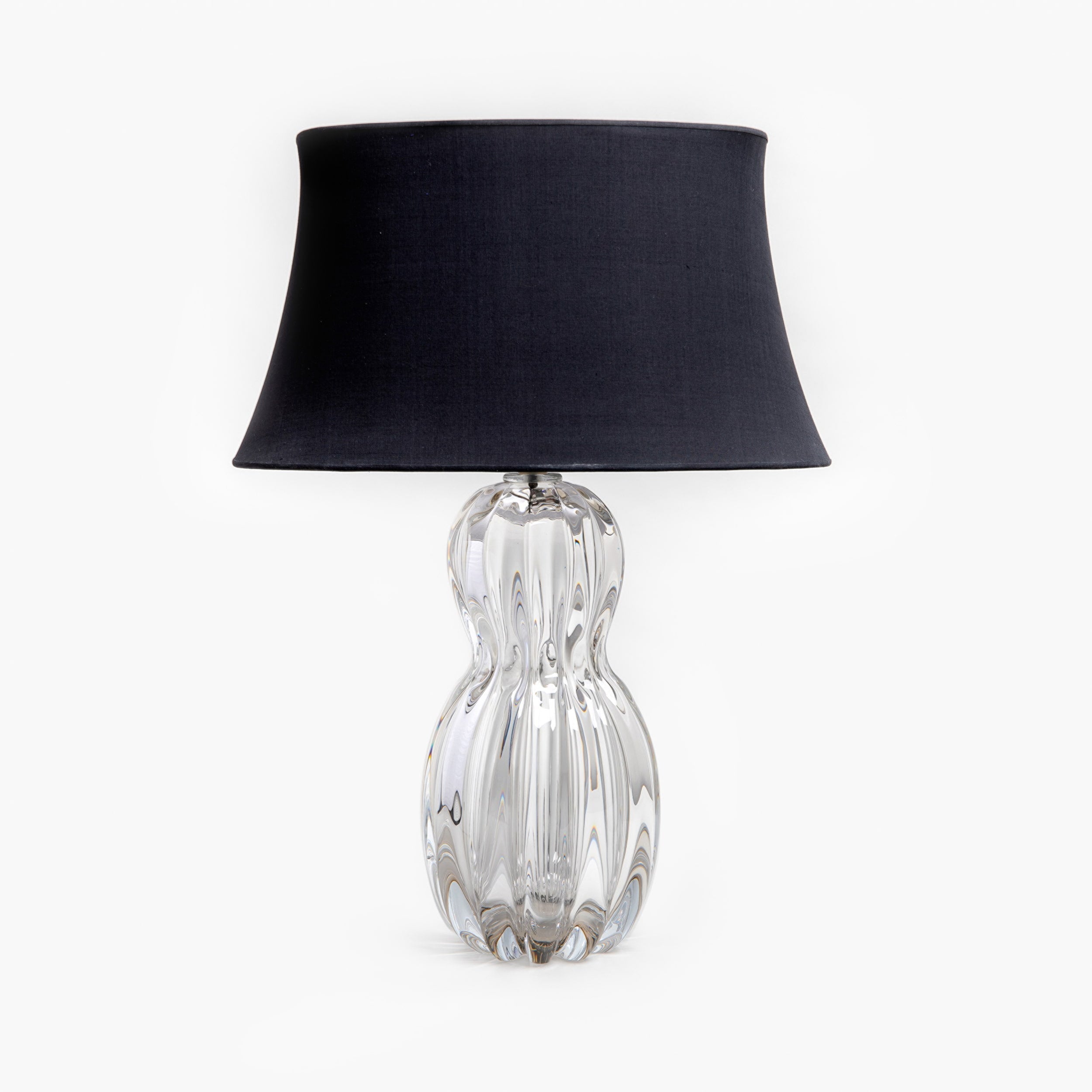 YALI HAVANA LAMP CLEAR WITH BLACK SHADE