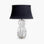 YALI HAVANA LAMP CLEAR WITH BLACK SHADE