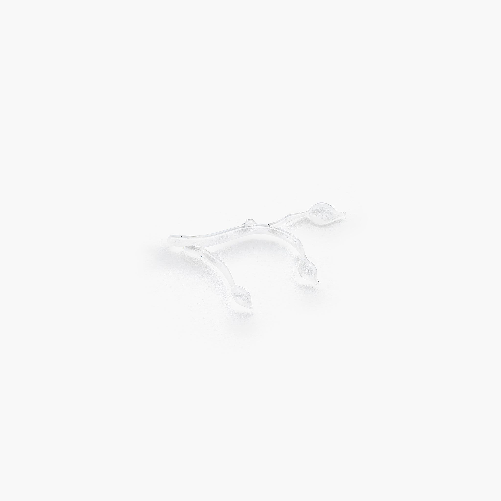 YALI KOMOREBI CHOPSTICK REST CLEAR SET OF TWO