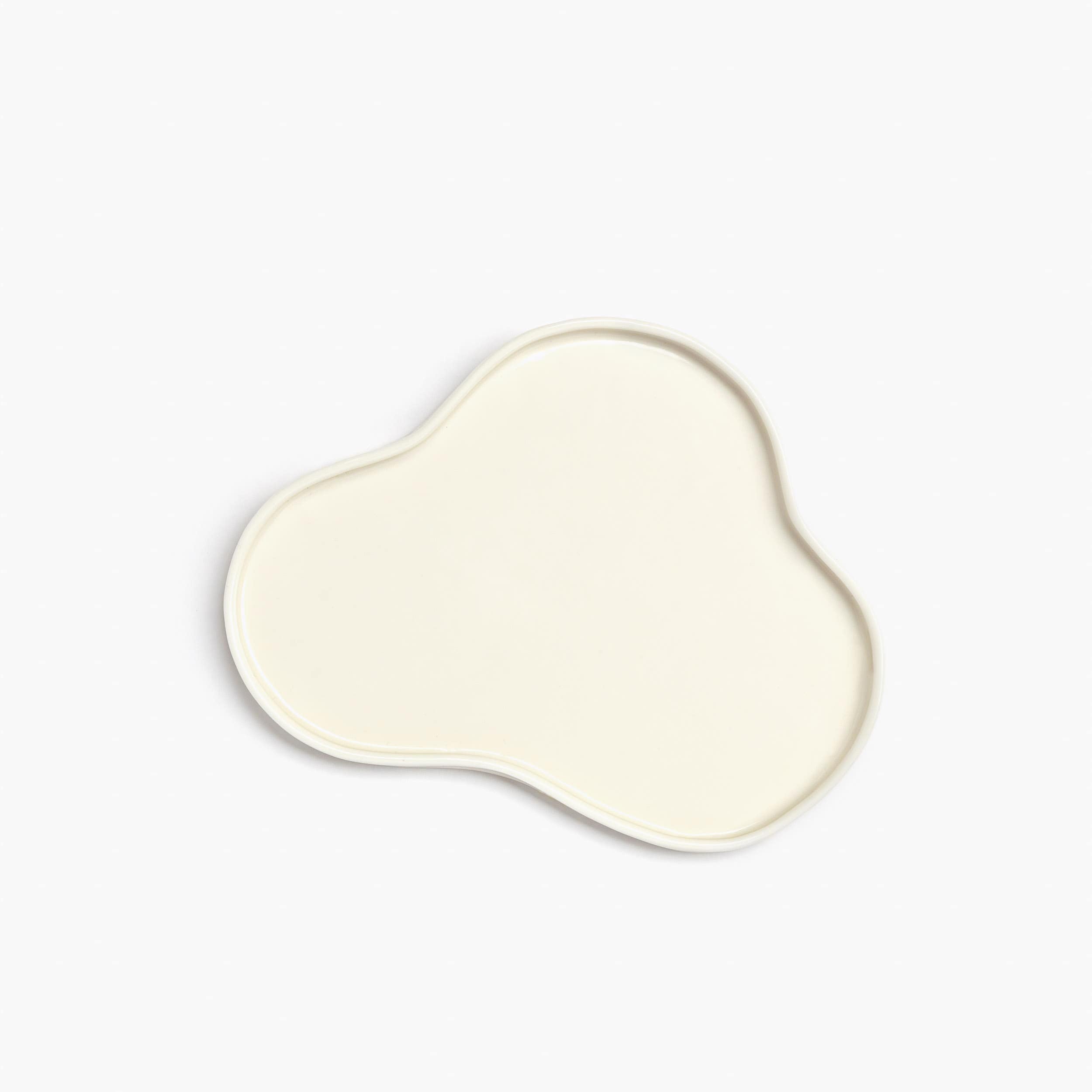 YALI LAGO PORCELAIN TRAY OFF WHITE