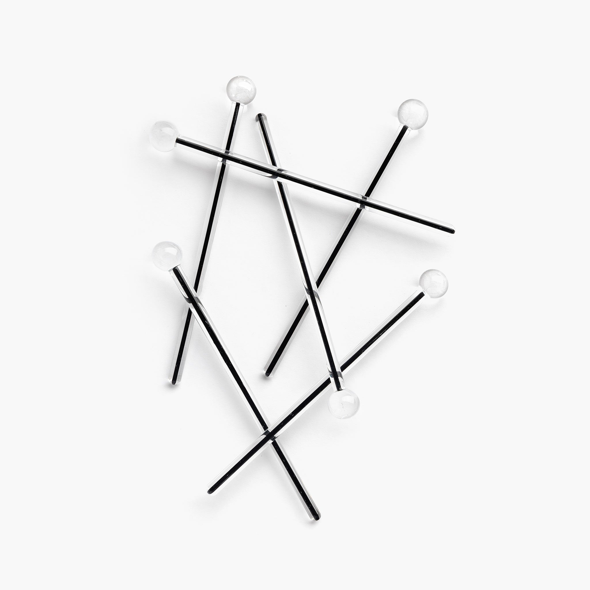 YALI MANHATTAN COCKTAIL STIRRERS BLACK