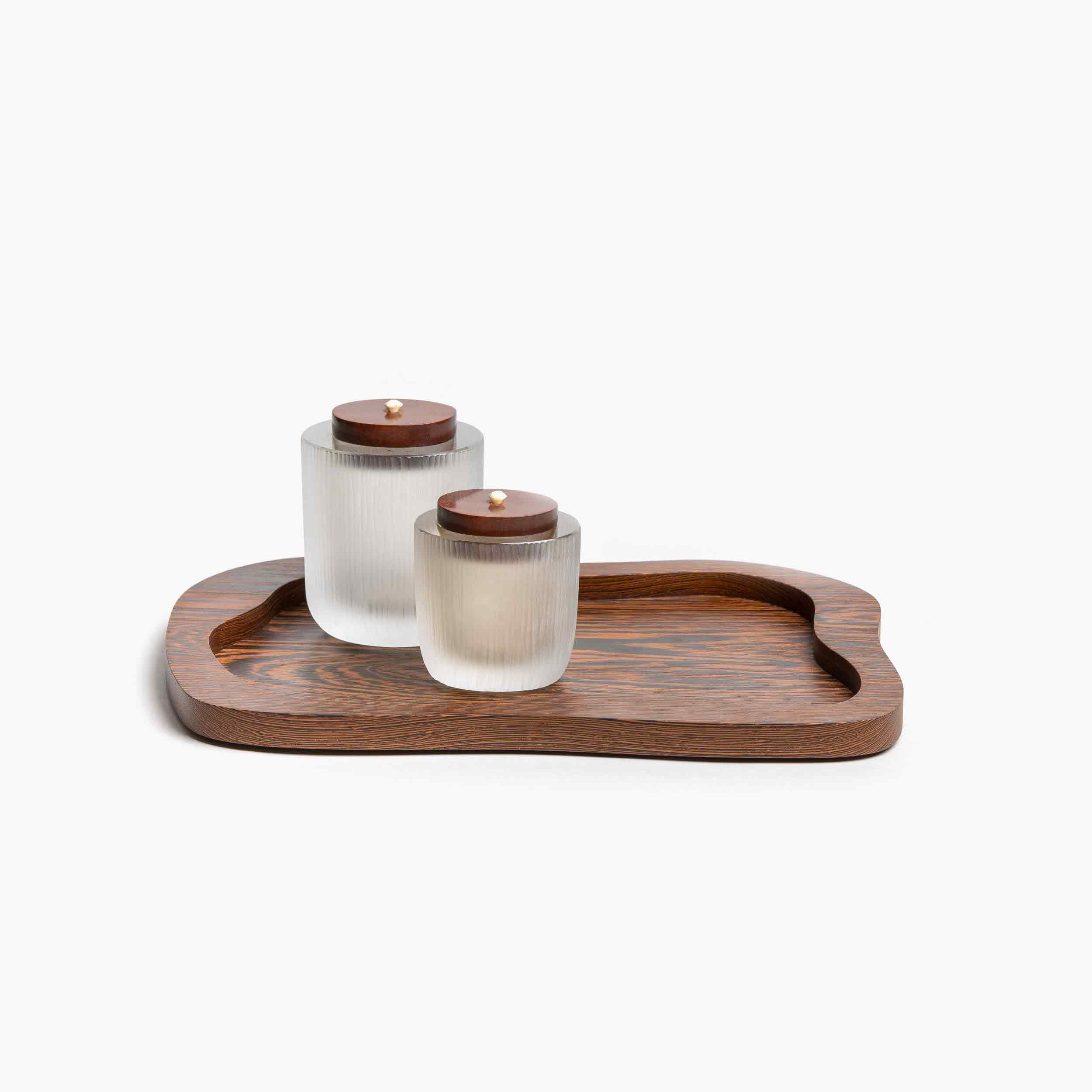 YALI MORIBANA WOODEN TRAYS WALNUT