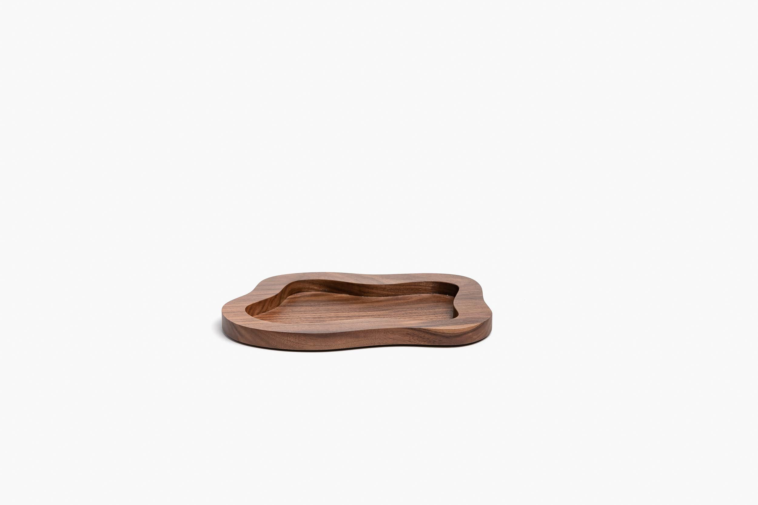 YALI MORIBANA WOODEN TRAYS WALNUT