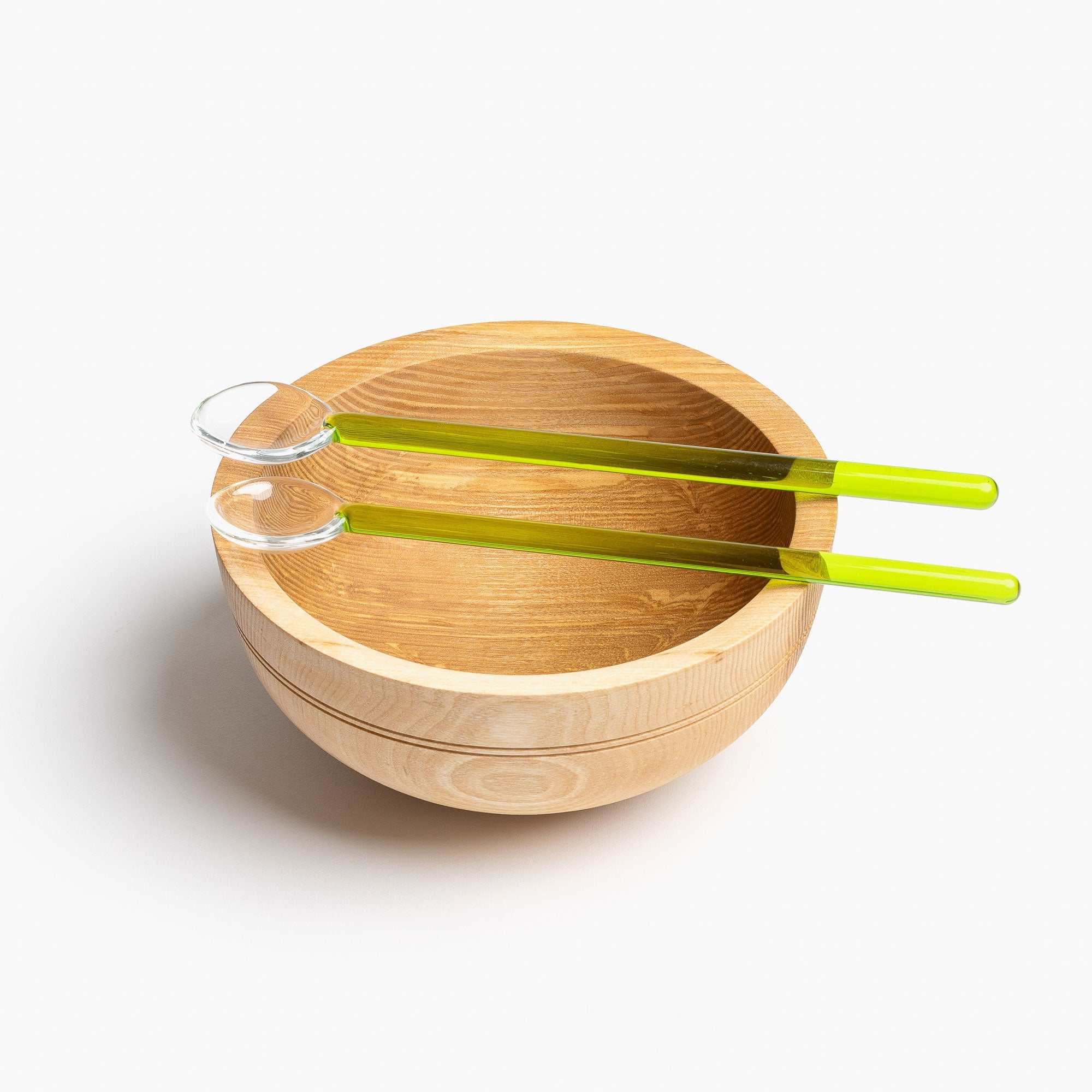 YALI SALAD SERVER SET LIME